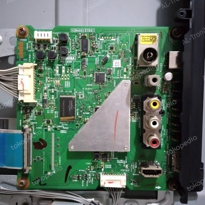 MODUL TV LED TOSHIBA 40" MODEL 40L2550VJ MAINBOARD MESIN MB TV 40L2550
