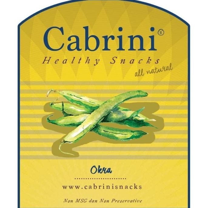 

NEW PRODUK CABRINI HEALTHY SNACKS LADIES' FINGERS - KERIPIK OKRA !!!!!