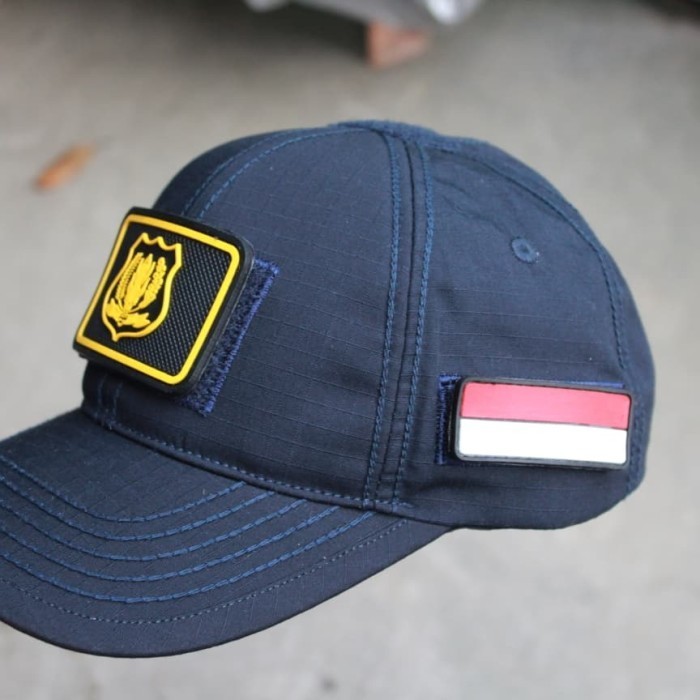 Giov Topi Security Velcro Tactical Satpam Perekat Ykk