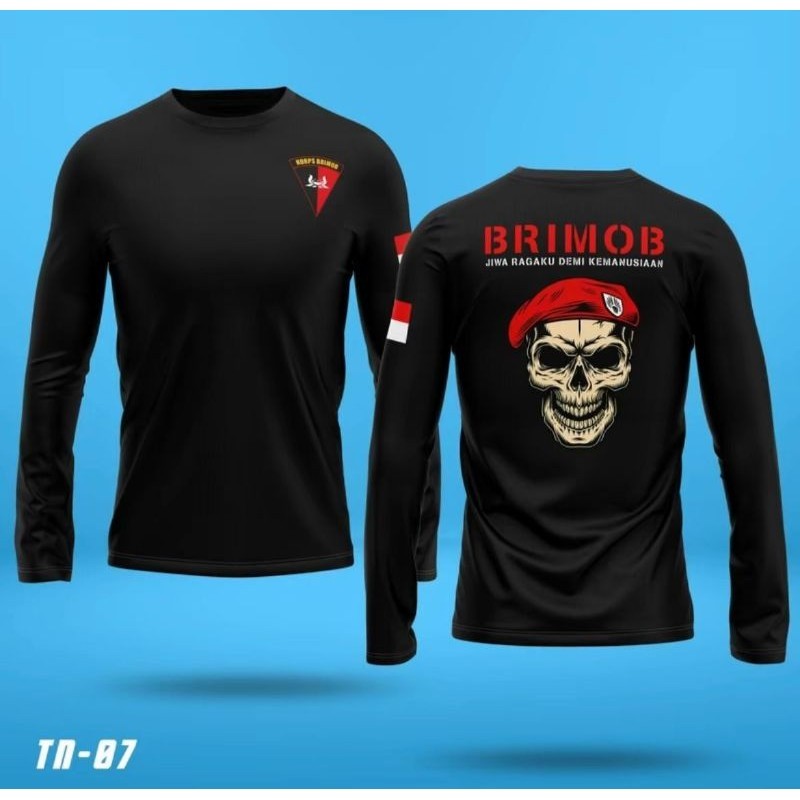 KAOS LENGAN PANJANG BRIMOB JIWA RAGAKU DEMI KEMANUSIAAN