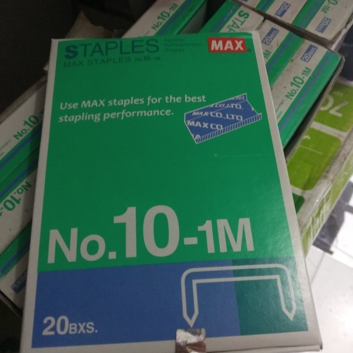 

Terbaru Isi Staples Max No 10 Kecil 1Box Premium
