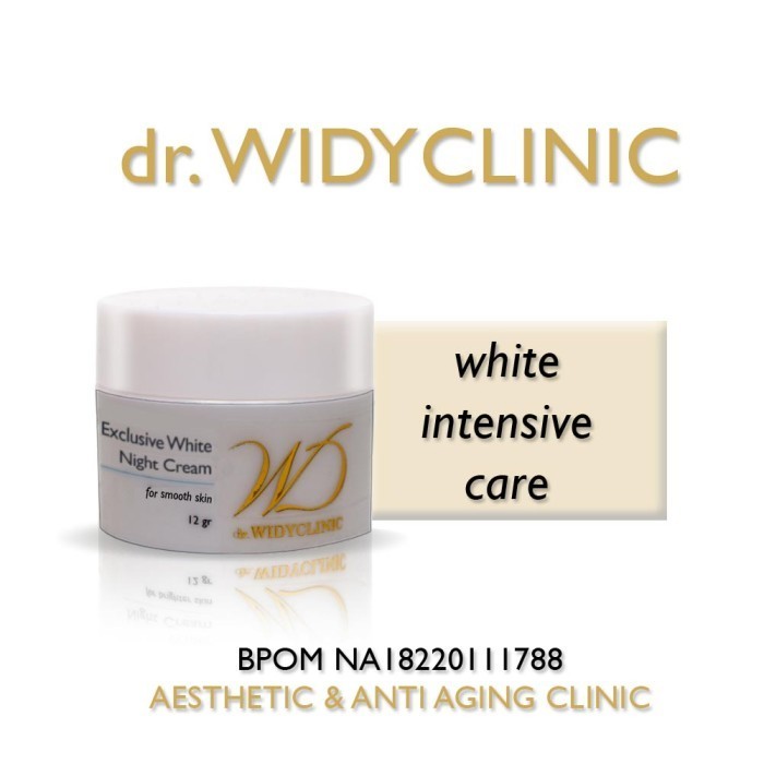 Exclusive White Night Cream Dr Widy Clinic Krim Malam Flek Glowing