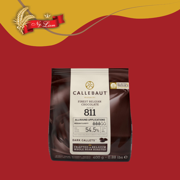 

Ready CALLEBAUT Chocolate Couverture 811 (54,5%) 400 gram