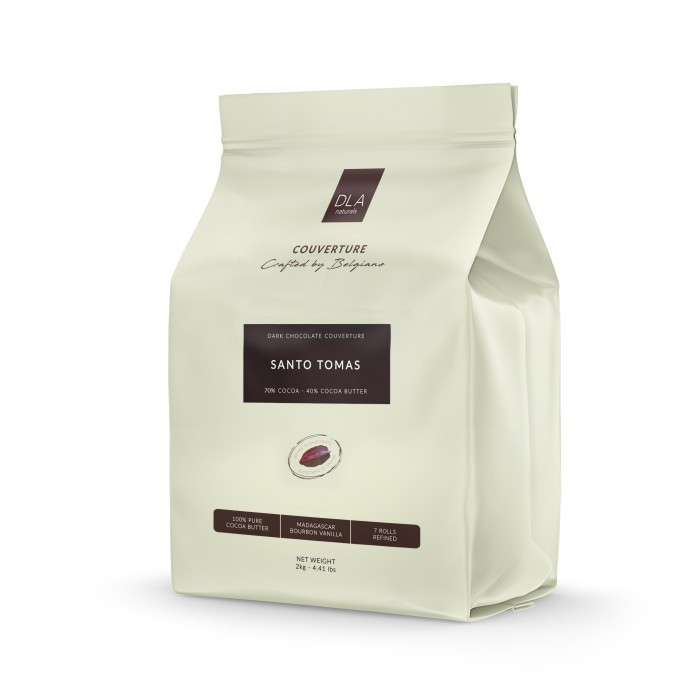 

Ready DLA Naturals - Santo Tomas 70% 2kg Dark Chocolate Couverture Cokelat