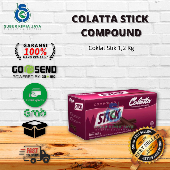 

Ready Colatta Stick Compound 1,2 Kg / Chocolate Stick Baked Stable / Coklat