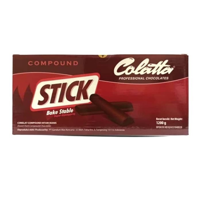 

Ready Colatta Stick Compound 1200gr Cokelat Stick Colatta