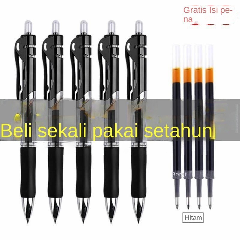 

Pena Gel0.5mmIsi Ulang Pena Kuas Cepat Kering Pelajar
