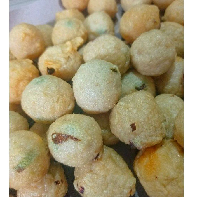 

Pempek adaan/pempek bulat ikan gabus/pempek kacah