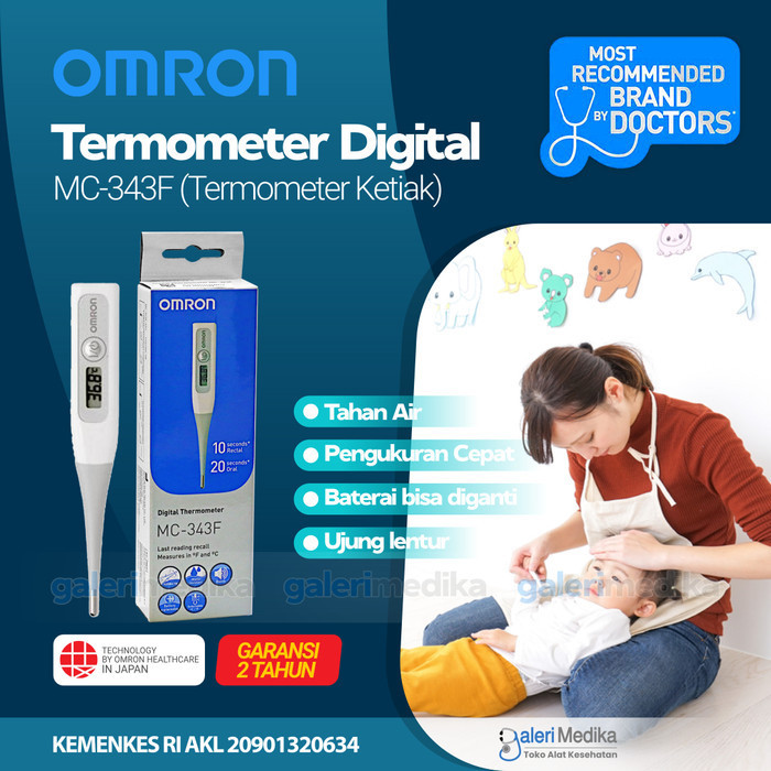 Termometer Omron Mc343 F / Mc 343 F