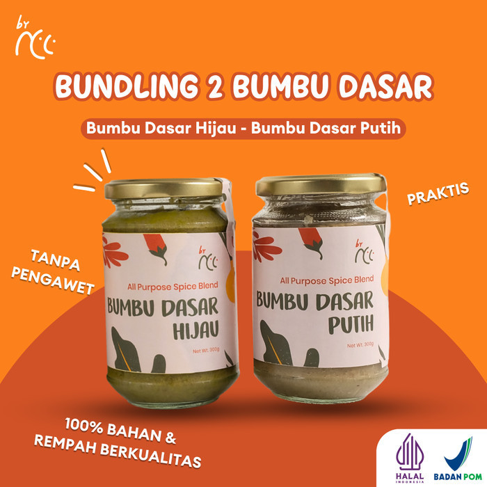 

Ready By NCC Bundling 2 Bumbu Dasar (Bumbu Dasar Hijau & Bumbu Dasar Putih)