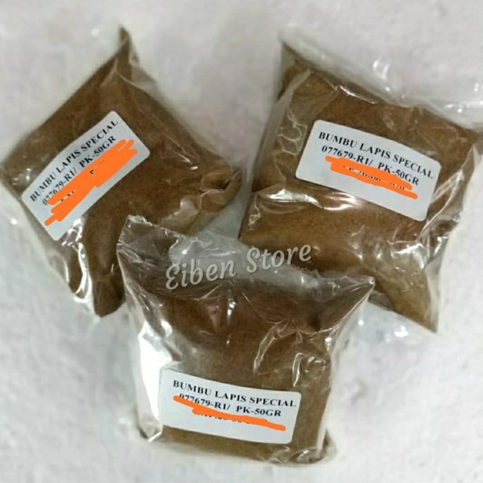 

Ready Bumbu Lapis Special / Bumbu Spekuk pk-50gr