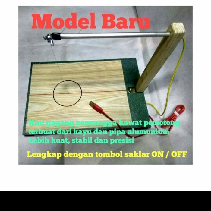 

Alat Pemotong Styrofoam/Gabus, Model Meja, Power Kabel Usb