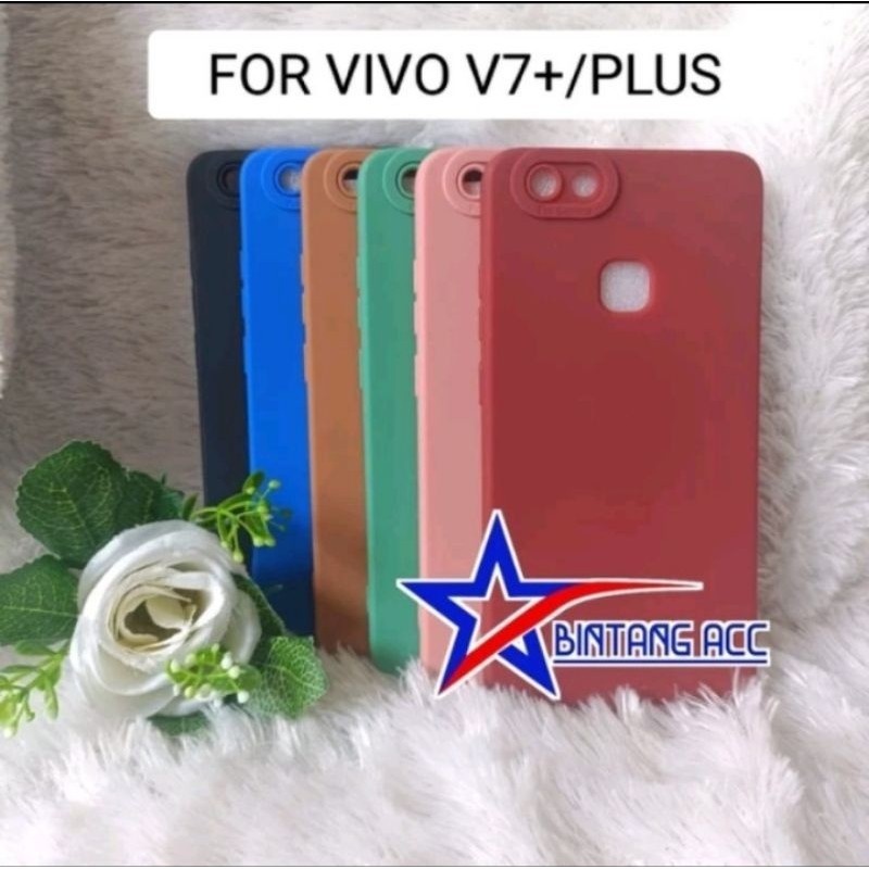 Case Silikon Pro Camera Vivo V7+ Macaron Tpu Candy