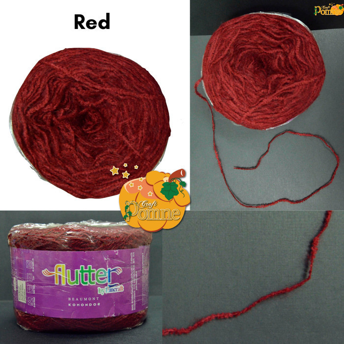 Flutter Yarn 3 - Fancy Yarn - Benang Rajut / Knitting Yarn Wool