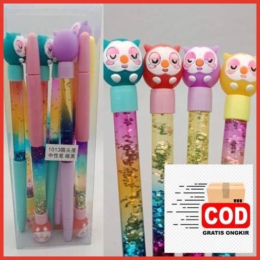 

Baru Pulpen Gel Karakter Gliter Air/ Alat Tulis Unik Dan Lucu Jaminan Mutu