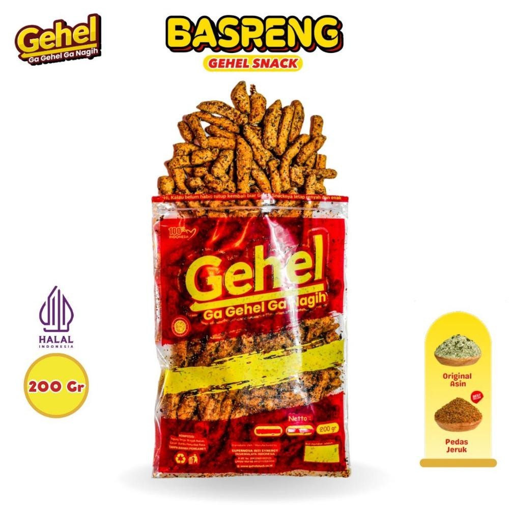 

Gehel Basreng 200Gr - Makanan Ringan