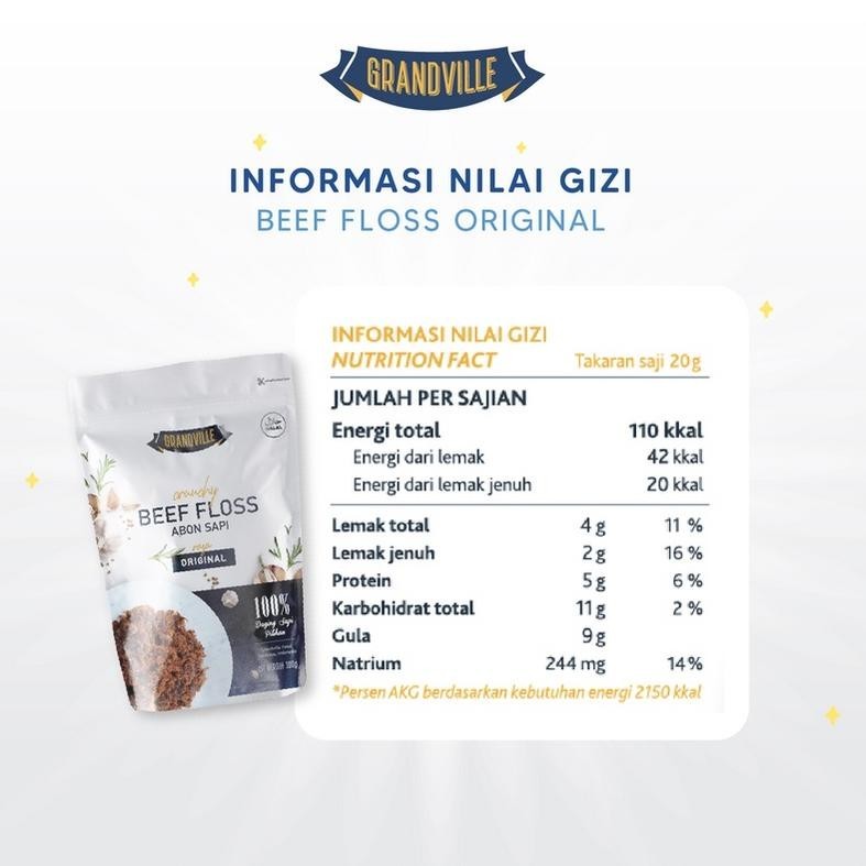 

Grandville Abon Sapi Crunchy Double Pack Original