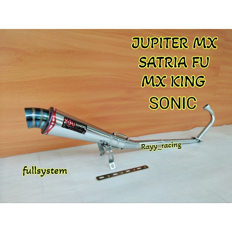 knalpot racing KOU MAHACHAIuntuk motor JUPITER MX KARBU OLD.JUPITER MX NEW/SATRIA FU KARBU OLD.SATRI