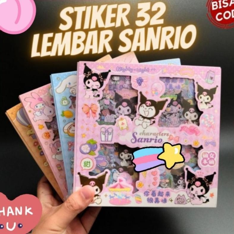 

Mainan Stiker Sanrio Isi 100 Pcs