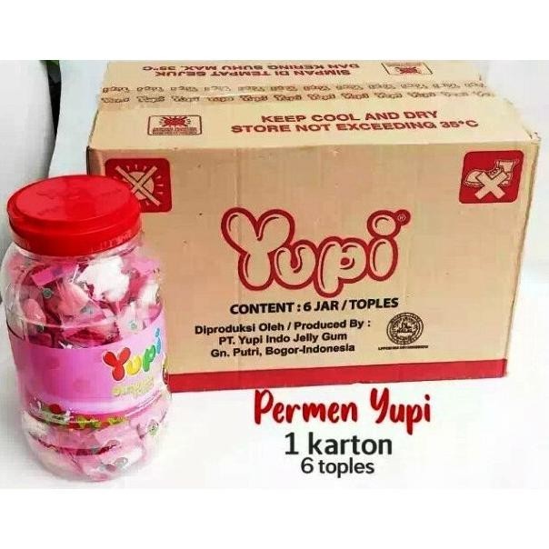 

{Per Toples} Ready Siap Kirim Permen Yupi Strawberry Kiss Exp 2026