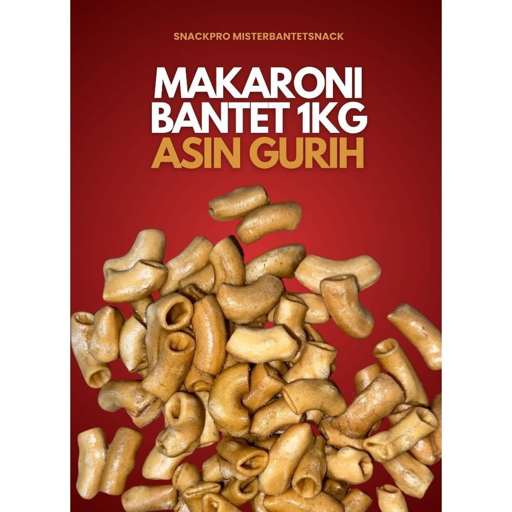 

Makaroni Bantet Pedas Daun Jeruk 1Kg 6 Rasa | Mister Bantet Snackpro