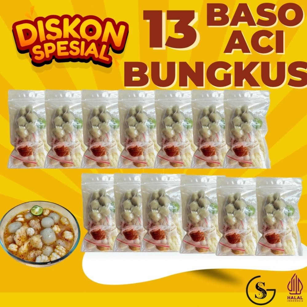 

13 Bungkus Baso Aci Si Hemat Banget