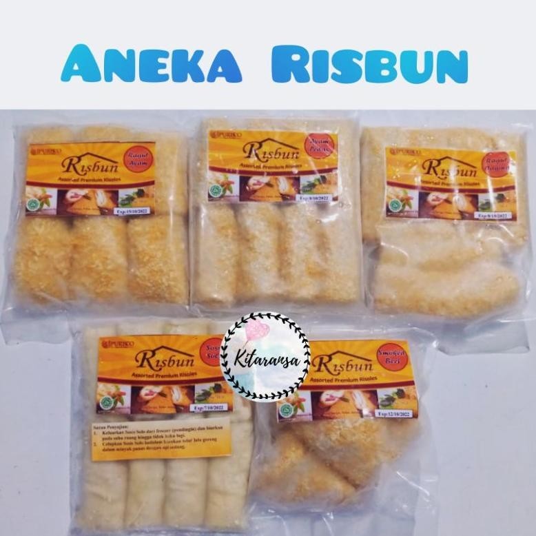 

Risbun/Risol Daging/Risol Roghut/Risol/Risol Risbun/Risol Ayam/Risol Mercon/Risol Smoked Beef
