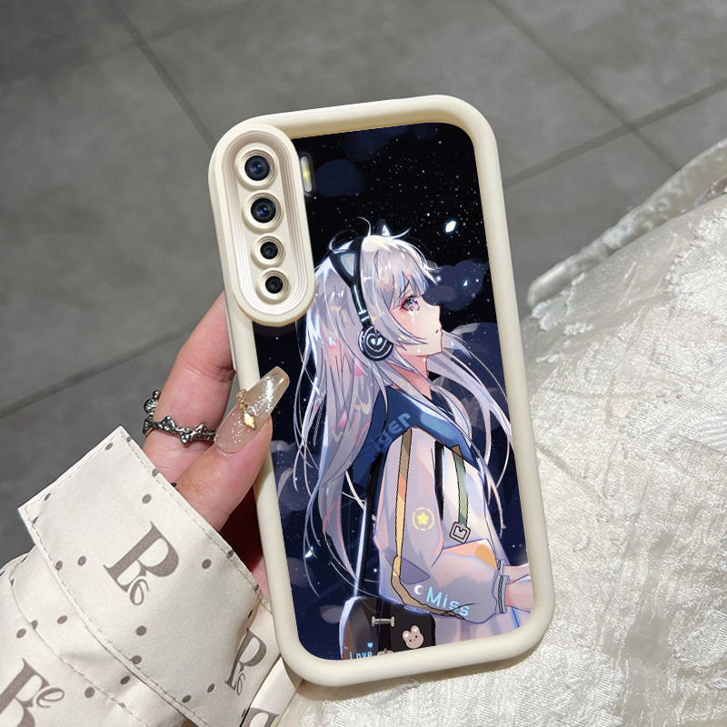 Casing Hp OPPO A91 OPPO F15 OPPO Reno 3 Case hp karakter kartun Anime Casing pola ponsel Kesing Anti
