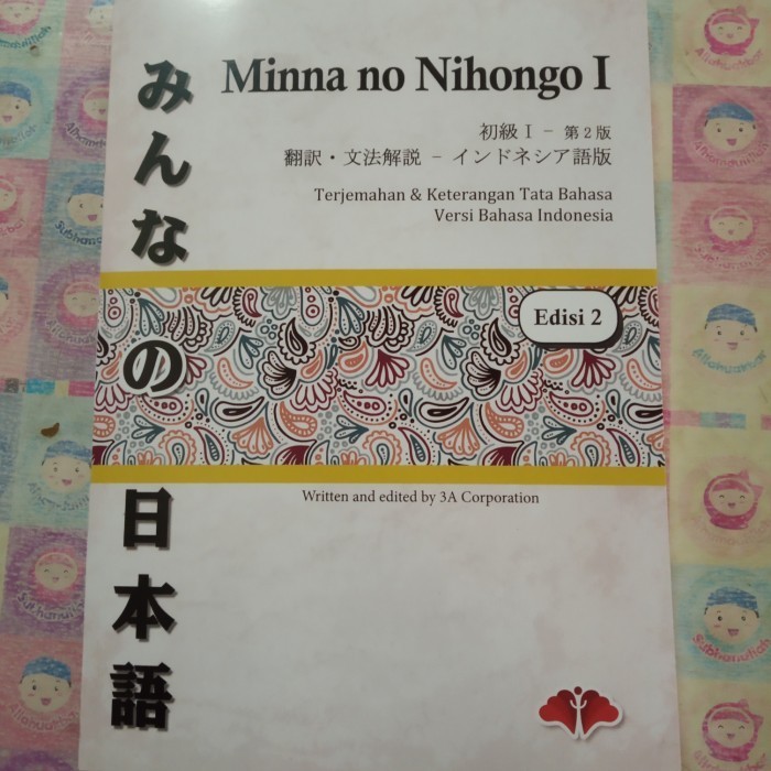

MINNA NO NIHONGO 1 EDISI 2 VERSI BAHASA INDONESIA