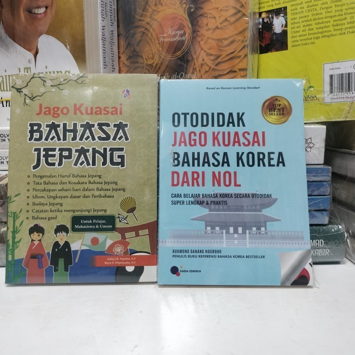 

Paket 2 buku jago kuasai bahasa jepang, dan otodidak jago kuasai bahas