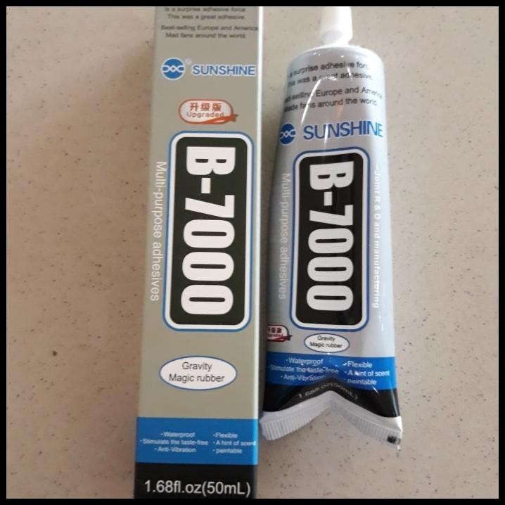 

TERMURAH LEM LCD TRANSPARAN B-7000 SUNSHINE - MULTI-PURPOSE ADHESIVE - 50 ML !!!!!!
