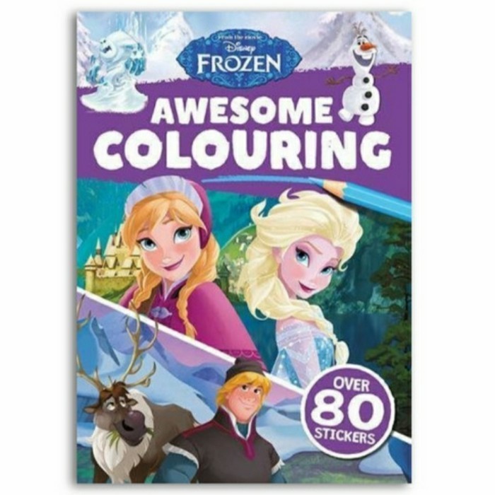 Buku Anak Mewarnai Frozen Buku Anak Frozen Elsa Colng Book Buku Ana