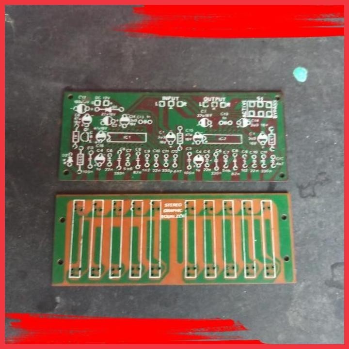 (SAMUD) PCB EQUALIZER GRAPHICE STEREO 10CHANNEL