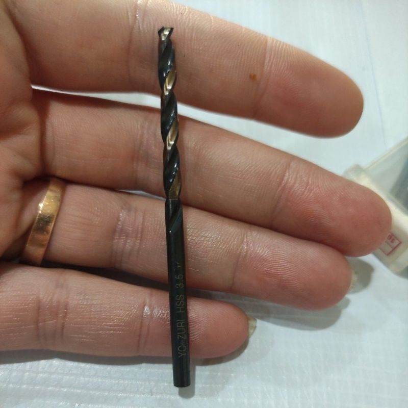 mata bor besi dan kayu super yozuri 3,5mm / mata bor baja 3,5mm mata bor besi dan kayu kualitas baja