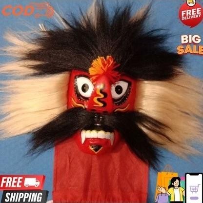 Ganongan Topeng Ganong Topeng Bujang Ganong Topeng Ganongan Anak Topeng Bujang Ganong Sintetis Tradi