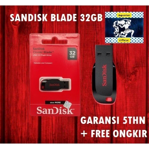 Flashdisk Fd Sandisk Cruzer Blade 32Gb Usb 2.0