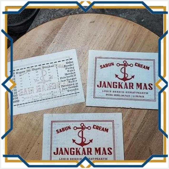 

[HYK] BORONGAN KERTAS ETIKET MERK SABUN COLEK JADUL