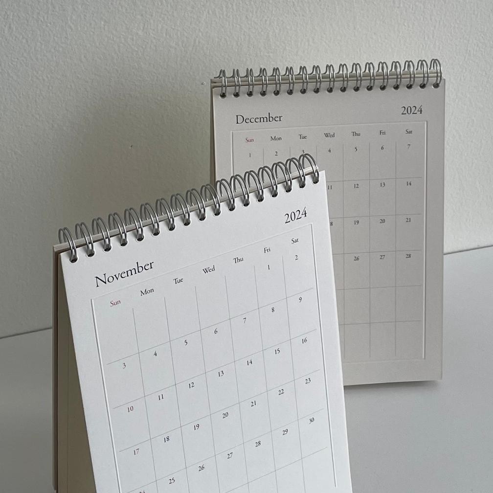 

ad-56 2024 Desk Calendar by Keartas Studio (A5/Kalender Duduk/Kalender Meja/Monthly Planner) Hemat