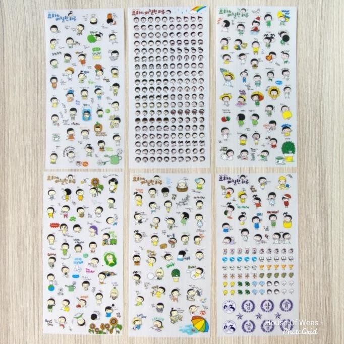 

New Joha Deco Stickers - Sticker Deco Lucu Isi 6 Limited Edition