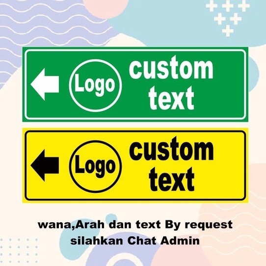 

Stiker arah Custom / By Request