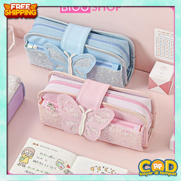 

Kotsk Pengsil Ansk Kecil Pencil Case Cowok Cewek Dusgrip Bestseller Tempat Kotak Bolpoin Korea Style Disgrib Best Seller Murah Wadah Tempat Alat Tulis Trendy Kota Pensik Serbaguna Doagrib Murah Kotak Pencil Anak Kecil Te Tempat Pensil Kupu-Kupu 2 In