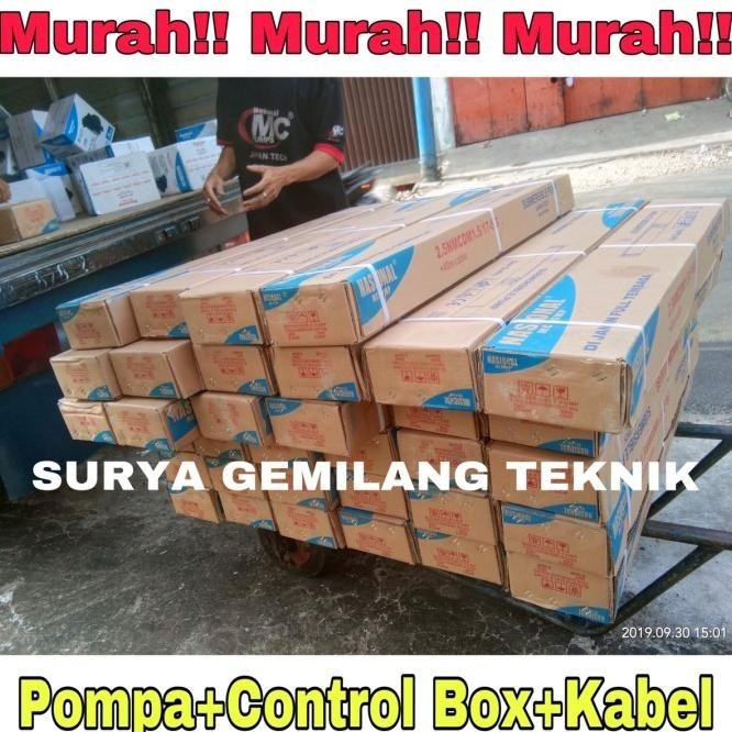 Pompa Air Satelit Nasional Mcpump Pompa Sumbersible 200Watt Lengkap