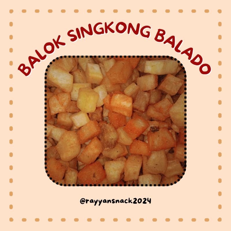 

BALOK SINGKONG BALADO/ SNACK/ MAKANAN RINGAN/ 250GR