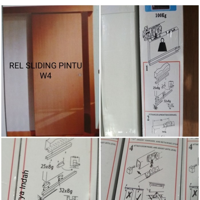 REL PINTU GESER W4 REL PINTU KAMAR GESER PINTU SLIDING MURAH