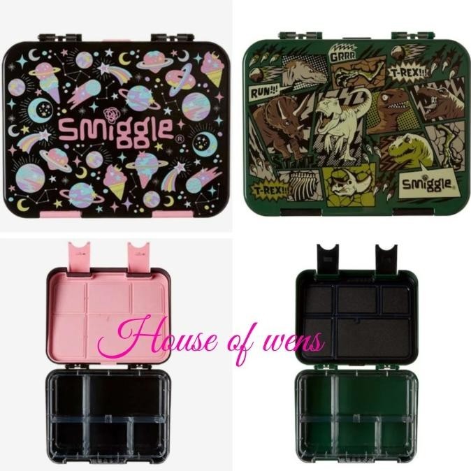 Terbaik Smiggle Beyond Large Bento Lunchbox - Kotak Makan Smiggle Original