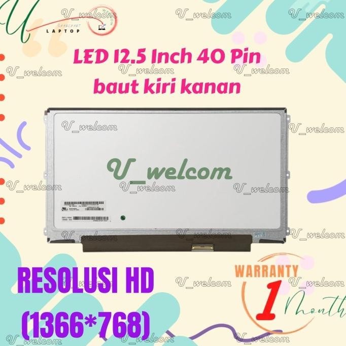 Led lcd Dell Latitude e6230 12.5 slim 40 pin