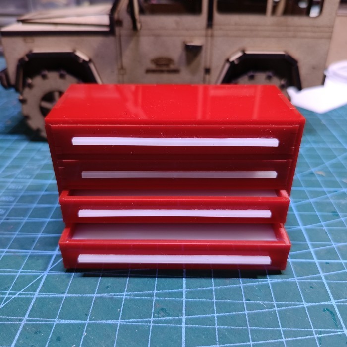 aksesoris diorama rak laci kunci mekanik bengkel garasi skala 1:18 zenyang22