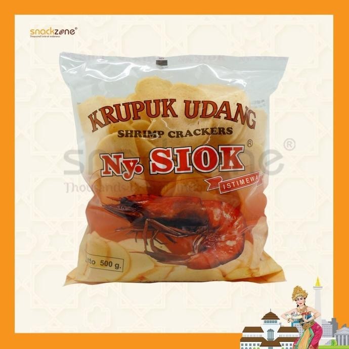 

Kerupuk Udang Ny. SIOK / Kerupuk Lebar Ny. SIOK LN