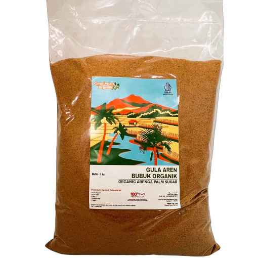 

Gula Aren Bubuk Organik 3 Kg - Organic Arenga Palm Sugar 3 Kg