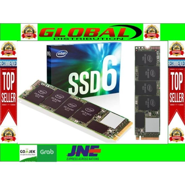 SSD INTEL 660P 1TB M2 NVME - SSD NVME 1TB INTEL - RESMI ORIGINAL BEST QUALITY